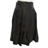 Jil Sander jupe plissée avec un motif