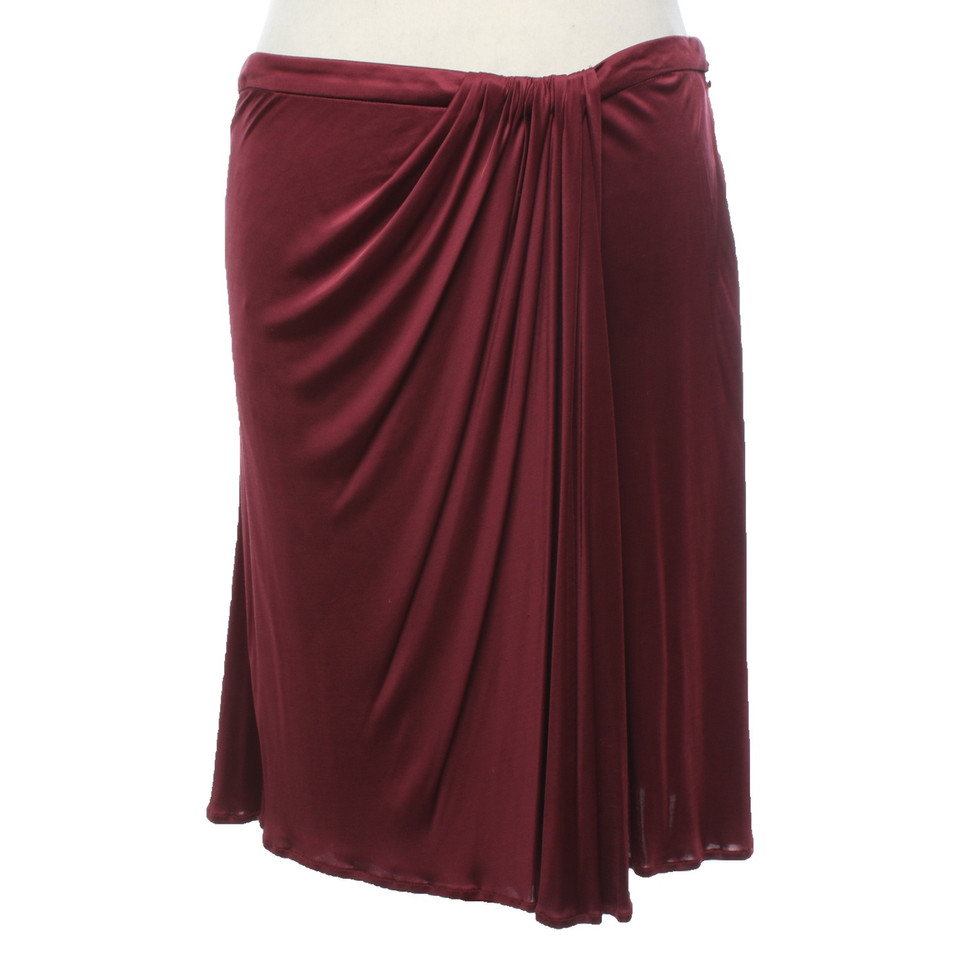 Versace Skirt Viscose in Bordeaux