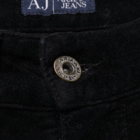 Armani Jeans Paire de Pantalon en Coton en Noir