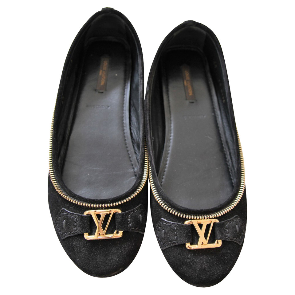 Louis Vuitton Schwarze Balllerinas