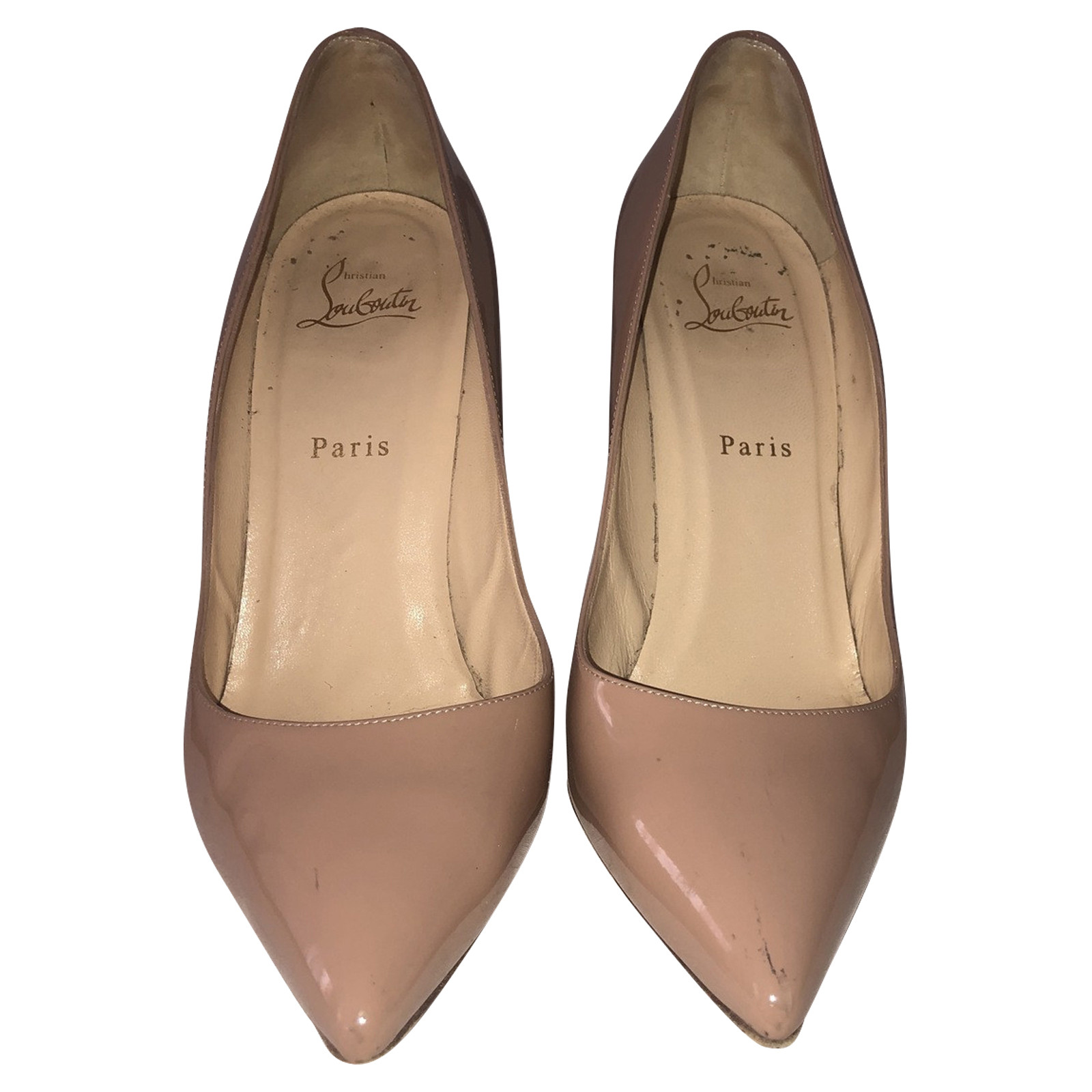 Christian Louboutin Pigalle Patent leather in Nude - Second Hand Christian  Louboutin Pigalle Patent leather in Nude buy used for 203€ (4413456)