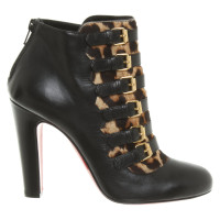 Christian Louboutin Ankle boots with leopard print