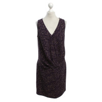 Hoss Intropia Violettfarbenes Kleid mit Muster