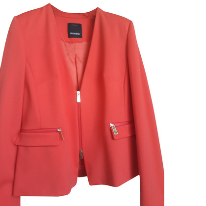 Pinko Jacket/Coat in Orange