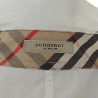Burberry Wickelbluse in Weiß