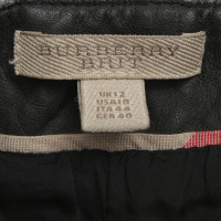 Burberry Mini leather skirt