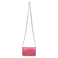 Chanel Wallet on Chain aus Lackleder in Rosa / Pink