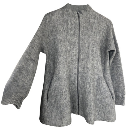 Cos Jacke/Mantel aus Wolle in Grau