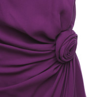 Moschino Kleid aus Seide in Violett