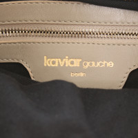 Kaviar Gauche Handtasche aus Leder in Beige