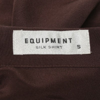 Equipment Camicia a maniche lunghe in marrone