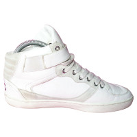D&G Sneakers aus Leder in Weiß