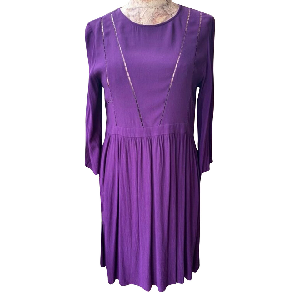 Ba&Sh Dress Cotton in Violet