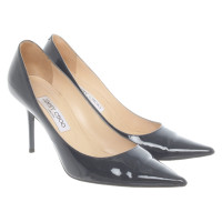 Jimmy Choo Pumps/Peeptoes Lakleer in Blauw