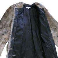 Faith Connexion Fur coat with leather