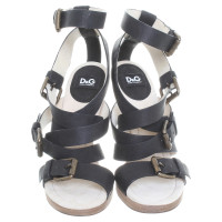 Dolce & Gabbana Leather sandals in black