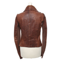Rick Owens Jacket/Coat Leather in Brown