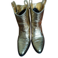 Giuseppe Zanotti Ankle boots Leather in Gold