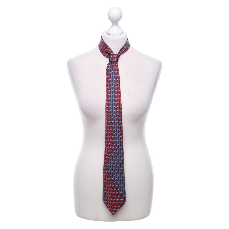 Hermès Cravatta con stampa grafica