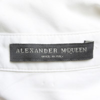 Alexander McQueen Top en Coton en Blanc