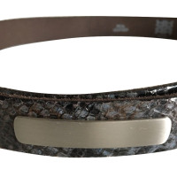 Riani Snake leather effect leather belt