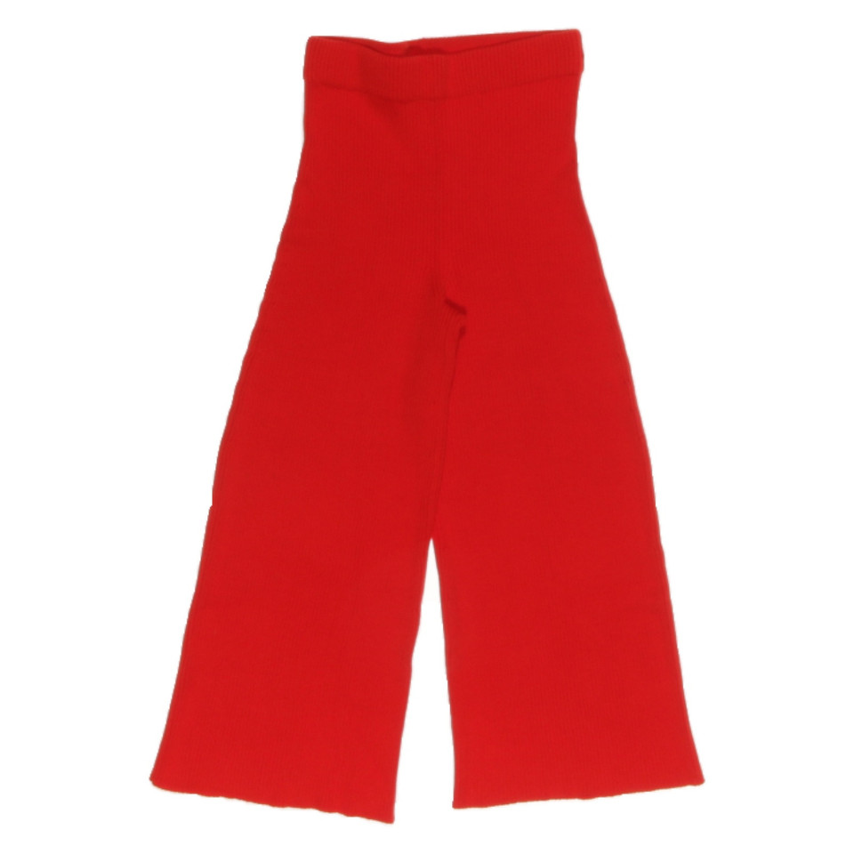 Mara Hoffman Paire de Pantalon en Coton en Rouge