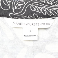 Diane Von Furstenberg Robe portefeuille "orchidée"