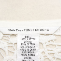 Diane Von Furstenberg Veste/Manteau en Coton en Blanc