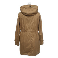 Woolrich Giacca/Cappotto in Cotone in Marrone