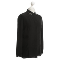 Prada Zijden blouse in zwart