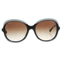 Chanel Sonnenbrille in Schwarz/Beige