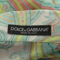 Dolce & Gabbana Paisley pattern silk blouse