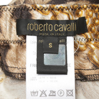 Roberto Cavalli Seidenrock mit Tiger-Muster
