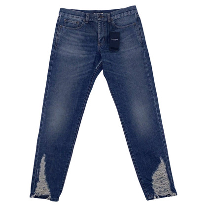 Yves Saint Laurent Jeans aus Baumwolle in Blau