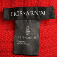 Iris Von Arnim sciarpa di cachemire in rosso