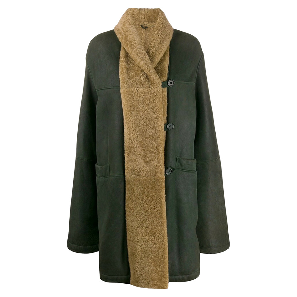 Romeo Gigli Jacket/Coat Fur in Green