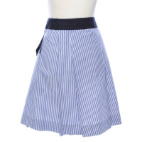 Steffen Schraut skirt with stripe pattern