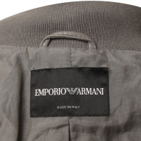 Armani Lederjacke in Grau