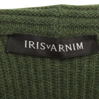 Iris Von Arnim Knit dress in green