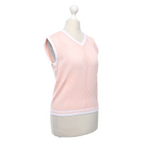 Escada Top in pink / white