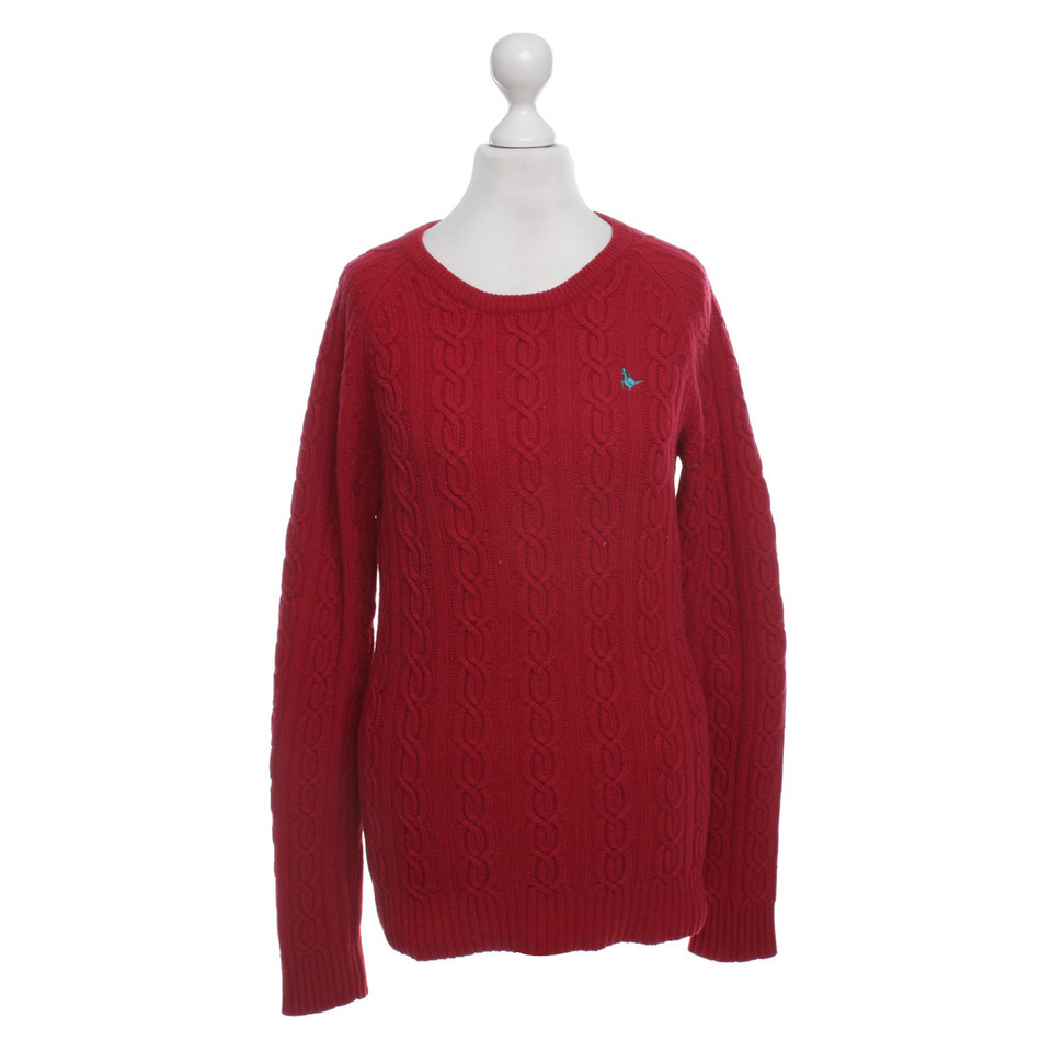 Jack Wills wool jumper in red