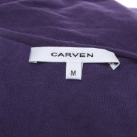 Carven Oberteil aus Jersey in Violett