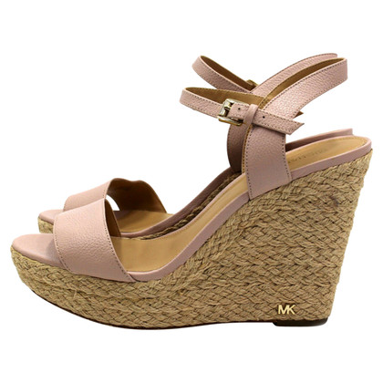 Michael Kors Wedges Leather in Pink