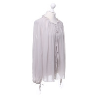 Dorothee Schumacher Silk blouse in light taupe