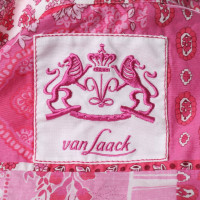 Van Laack Shirt blouse with multi-pattern
