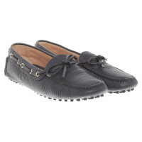 Car Shoe Loafer in nero