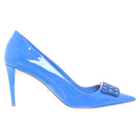 Christian Dior  pumps in blauw 