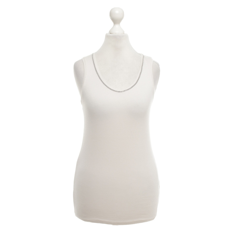 Brunello Cucinelli Top in crema