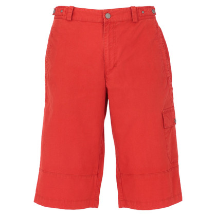 Versace Paio di Pantaloni in Cotone in Rosso