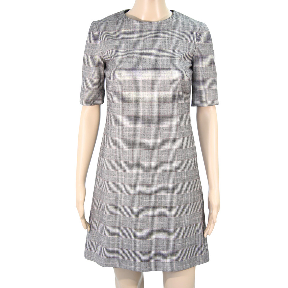 Hobbs Plaid wollen jurk